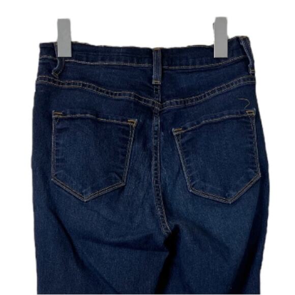 Fashion Nova Jeans Skinny High Rise Ankle Stretch Dark Wash Juniors Size 9 - W28 - Picture 4 of 6